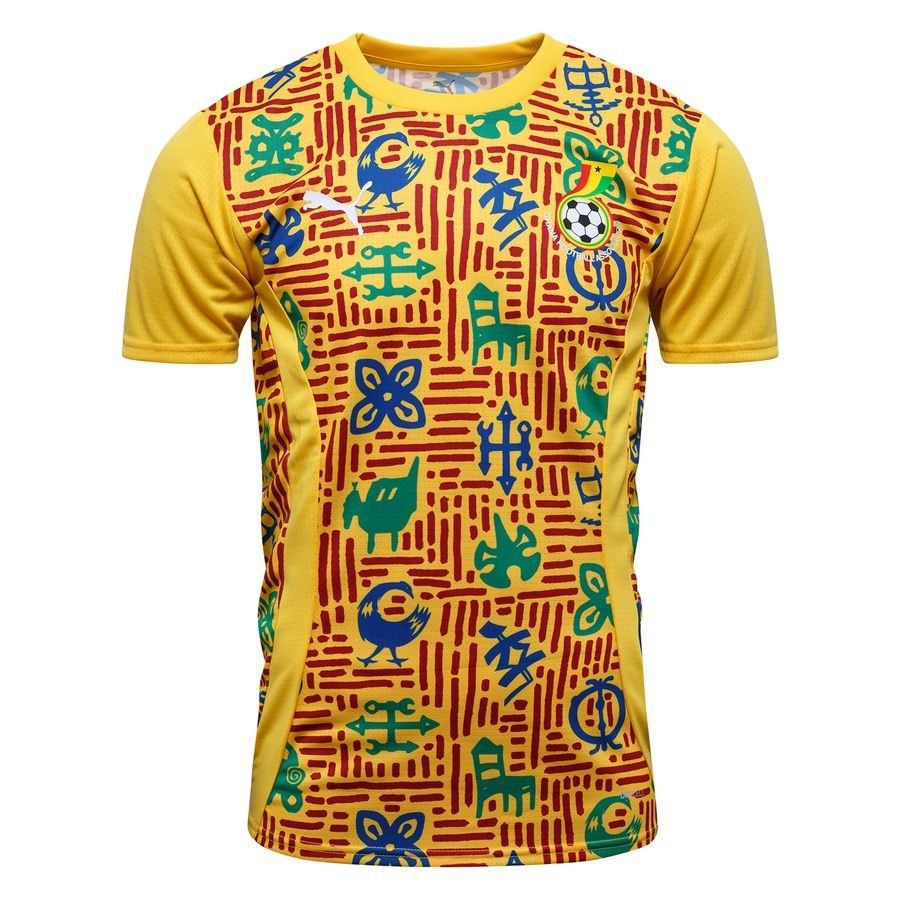 Ghana Training T Shirt Pre Match Africa Cup Of Nations 2025 Yellow Siz