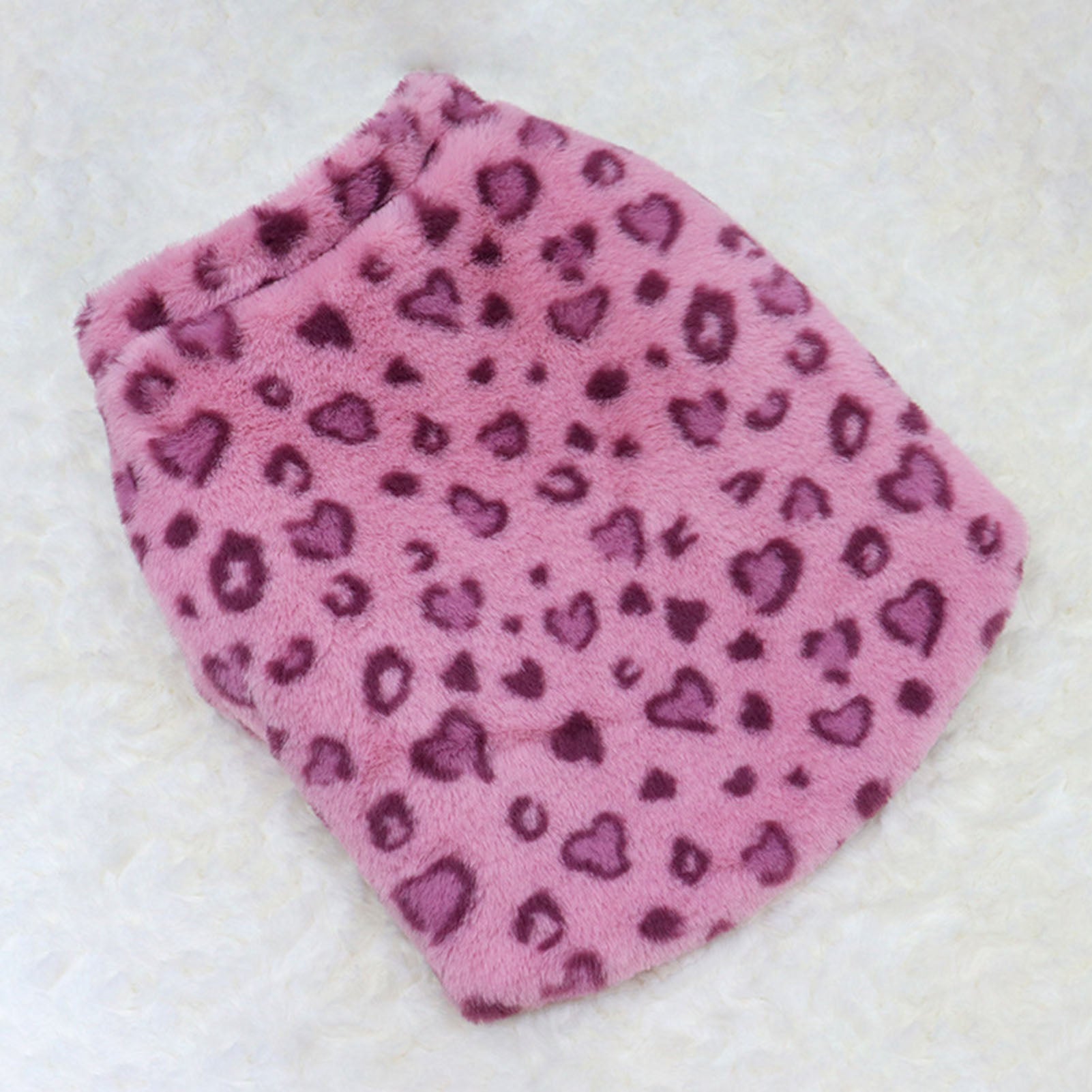 Stylish Cozypaws Frenchie Soft Fleece Leopard Jumpsuit for Dog Owners