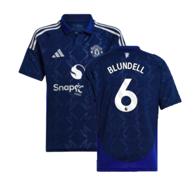 2024-2025 Man Utd Away Soccer Shirt (Kids) (Blundell 6)
