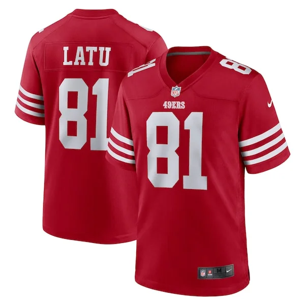 Performance SF 49ers Game Jersey - Scarlet | NFL Fan Apparel