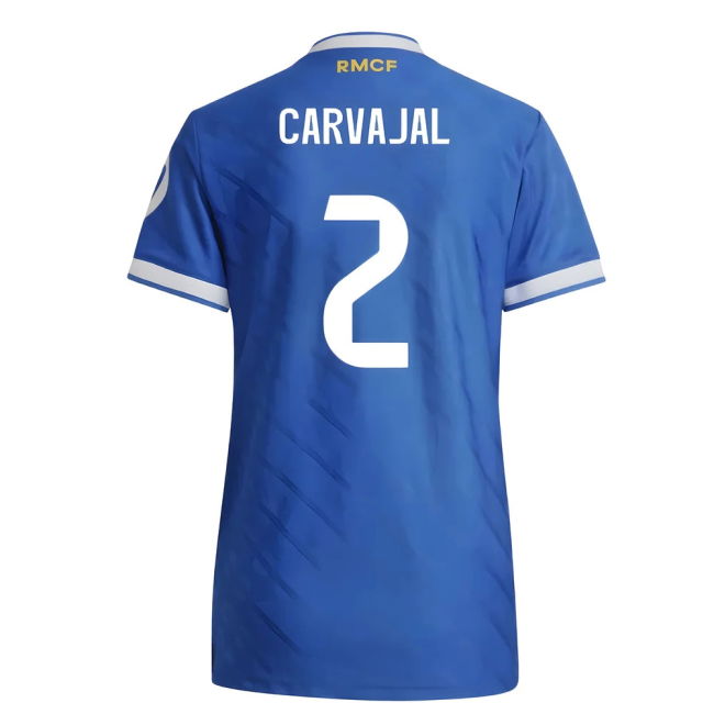 Camiseta Real Madrid 2025-2026 Tercer Mujeres - Oficial Con Carvajal 2