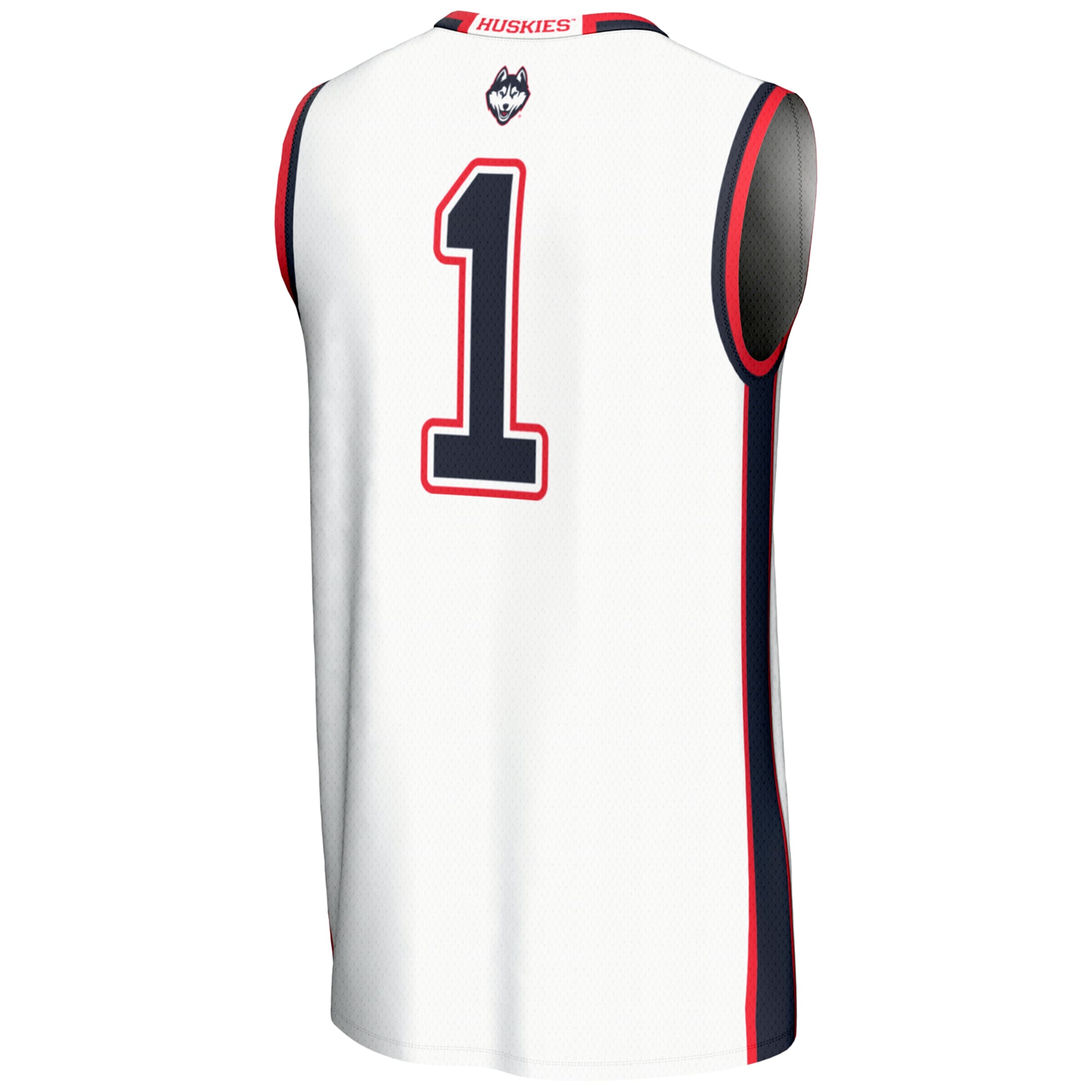 #1 UConn Huskies GameDay Greats Youth Lightweight Basketball Jersey - White