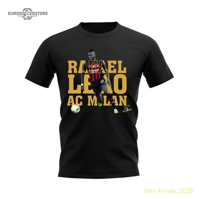 Genuine Best-Selling Rafael Leao Ac Milan Player Tee (Black)