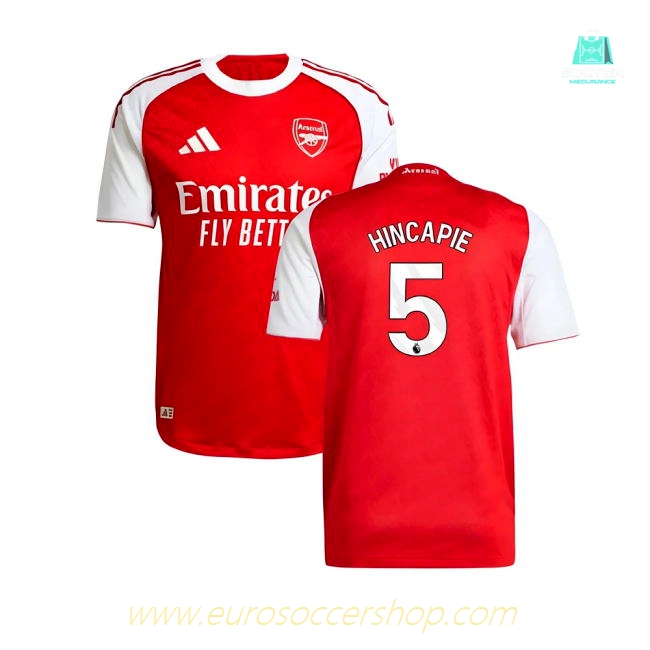 2025-2026 Arsenal Authentic Home Shirt (Hincapie 5)