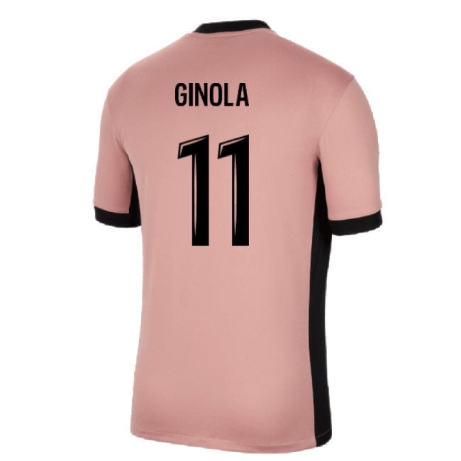 Match-Day Official 2024-2025 Psg Third Shirt (Ginola 11)