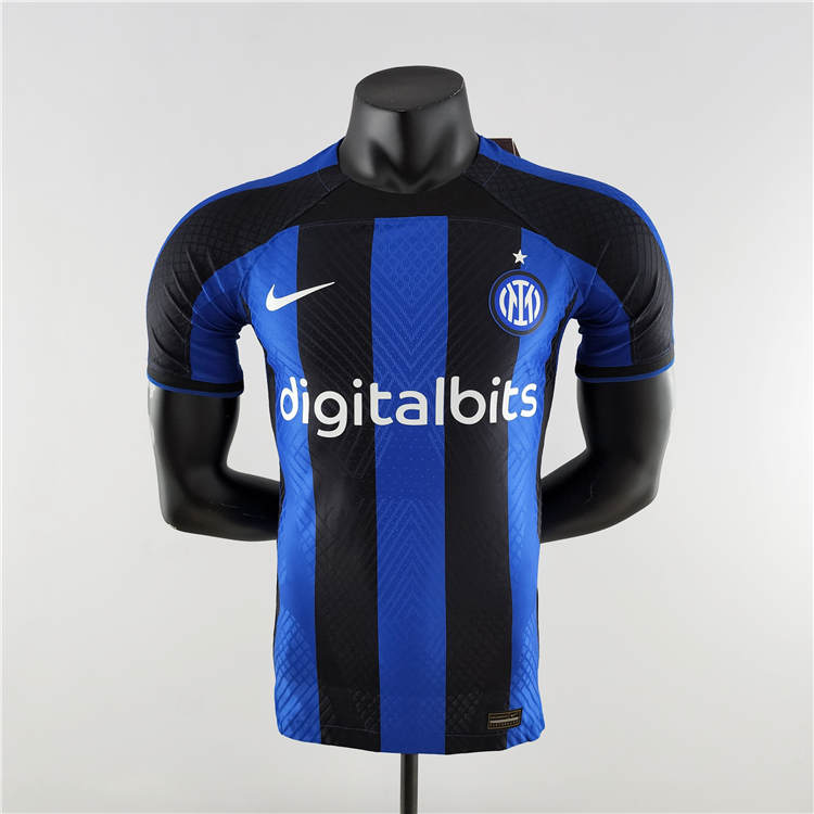 2223 Inter Milan Home Blue Soccer Jersey Football Shirt Player