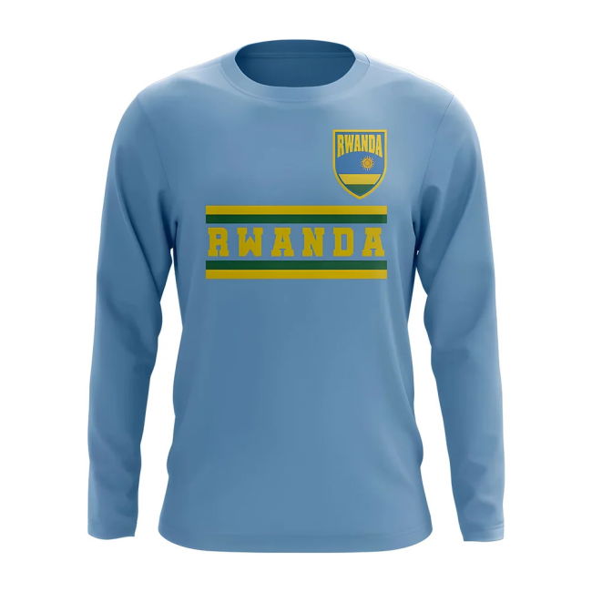 World-Class Elite Rwanda Core Football Country Long Sleeve T-Shirt