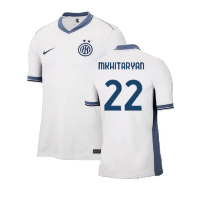 2024-2025 Inter Milan Away Kit Kit (Mkhitaryan 22) For Serie A Fans