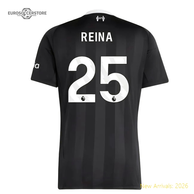 Premium 2025-2026 Liverpool Third Goalkeeper Shirt (black) (reina 25