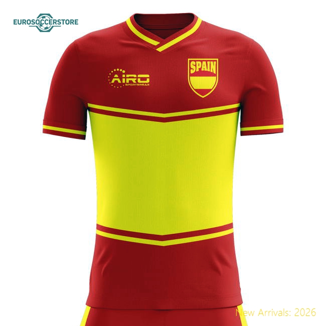 2025-2026 Home Shirt Home Fan Version Womens 2026 Spain Shirt