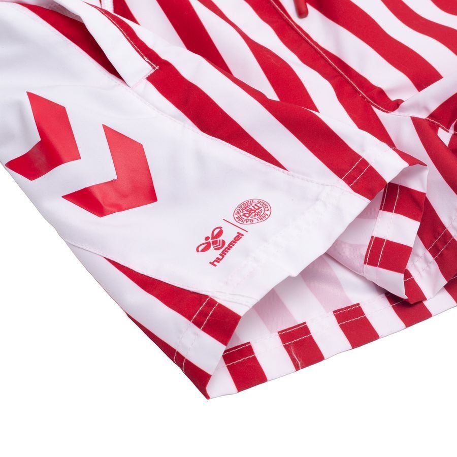 Denmark Swim Shorts Retro Tango Red/pure White Kids