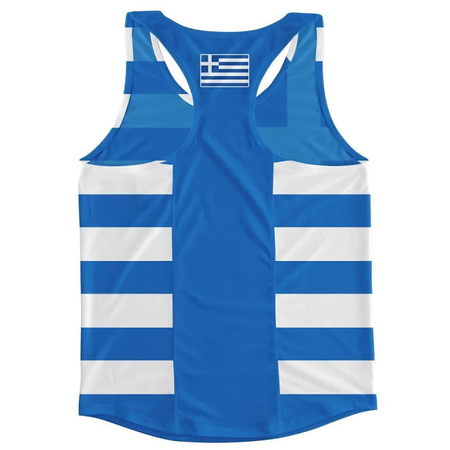 Premium Greece Flag Running Match Championship Quality Match World