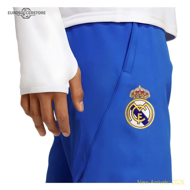 2025-2026 Madrid Real Madrid Eu Training Pants (Blue) Match Replica