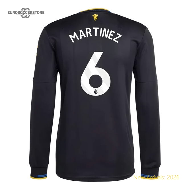 2025-2026 Man Utd Authentic Long Sleeve Third Shirt (Martinez 6)