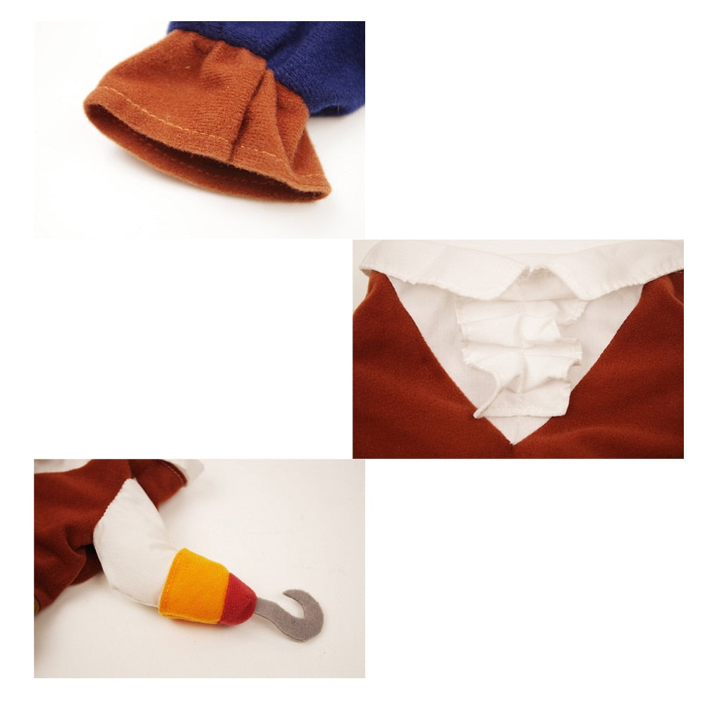 Pirate French Bulldog Halloween Costume Summer Wear | Non-slip Design