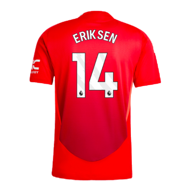 2024-2025 Man Utd Authentic Home Jersey (Eriksen 14)