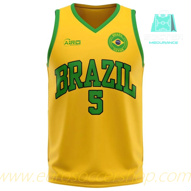 Official Brazil Home Shirt Libero