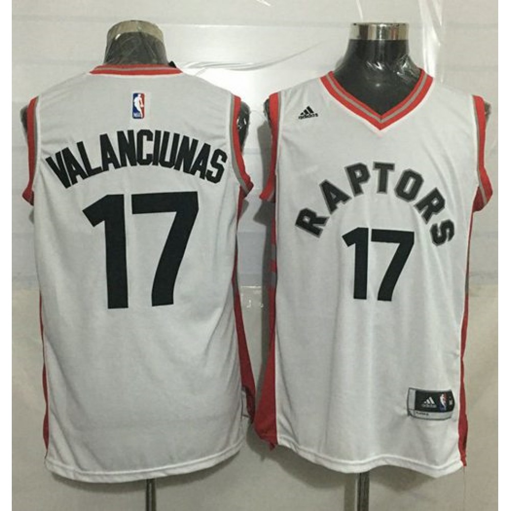 Contemporary Men's Toronto Raptors #17 Jonas White Basketball Jersey
