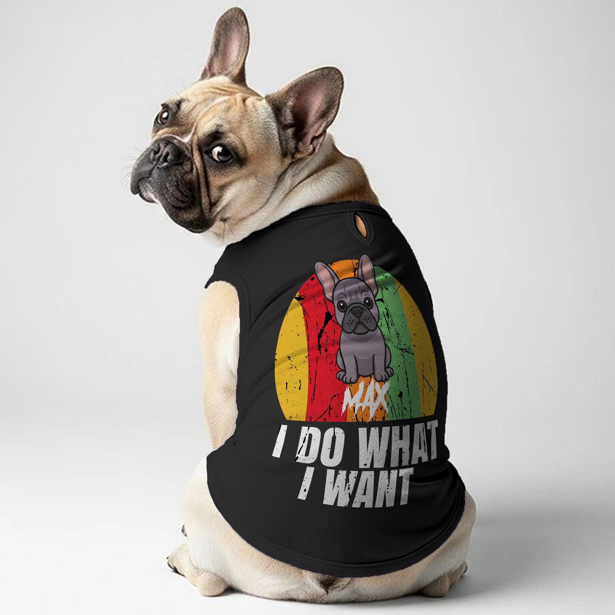 Cozy I Do What I Want - Personalized Frenchie Shirt | Custom Dog T-sh...