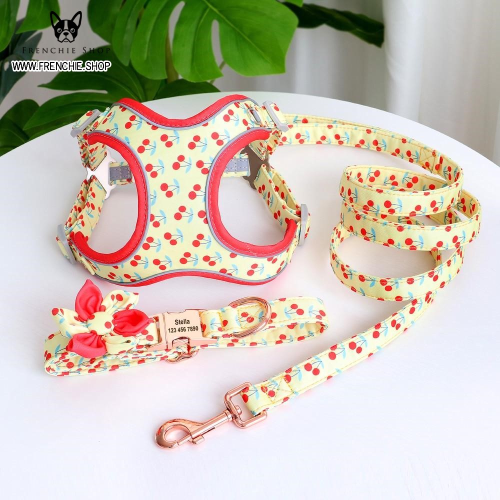 Pressure-Balanced Fruit Harness For French Bulldog (w321) for Outdoor