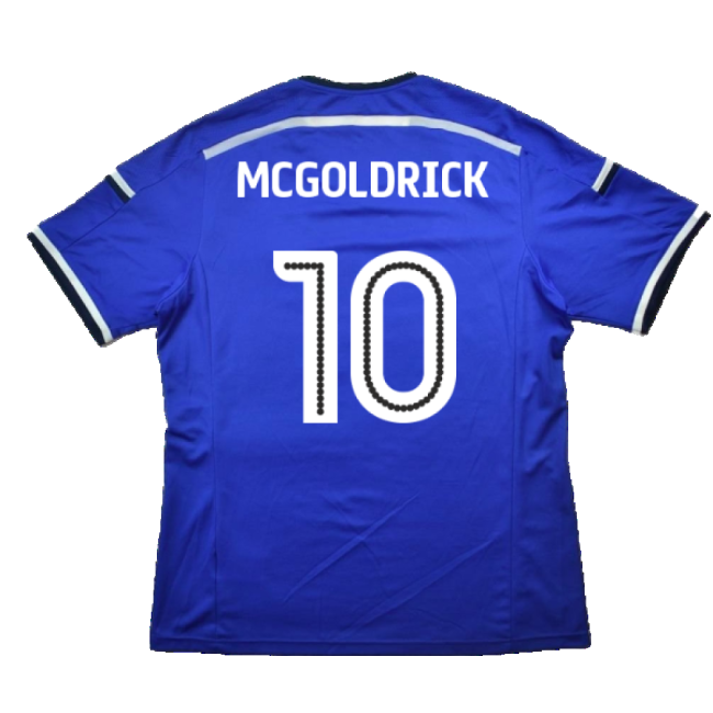 Authentic Ipswich Home Shirt Very Good Xxl Mcgoldrick #10 Top Tier...