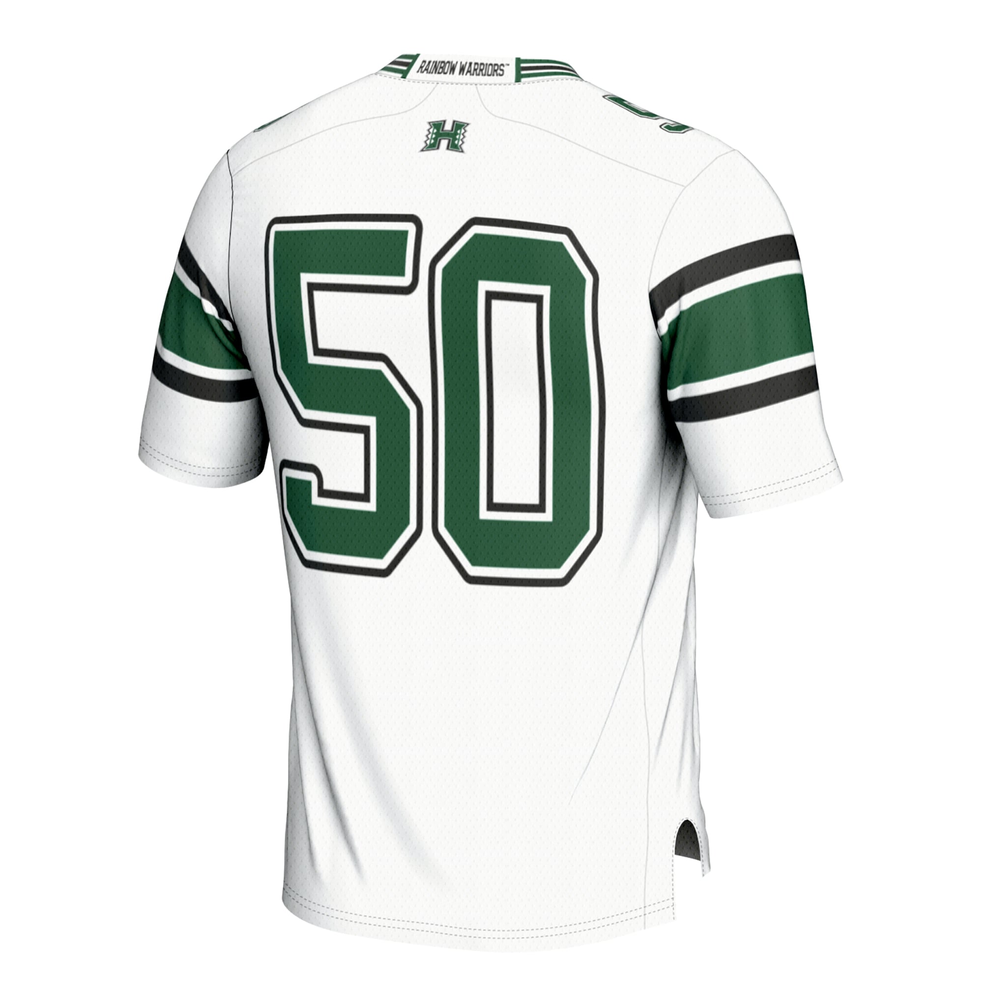 #1 Hawaii Rainbow Warriors GameDay Greats Football Jersey - White