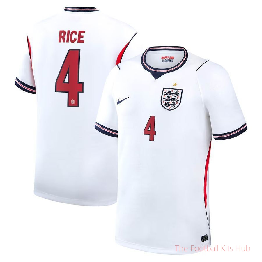 [LK] England Home Shirt World Cup 2026 RICE 4