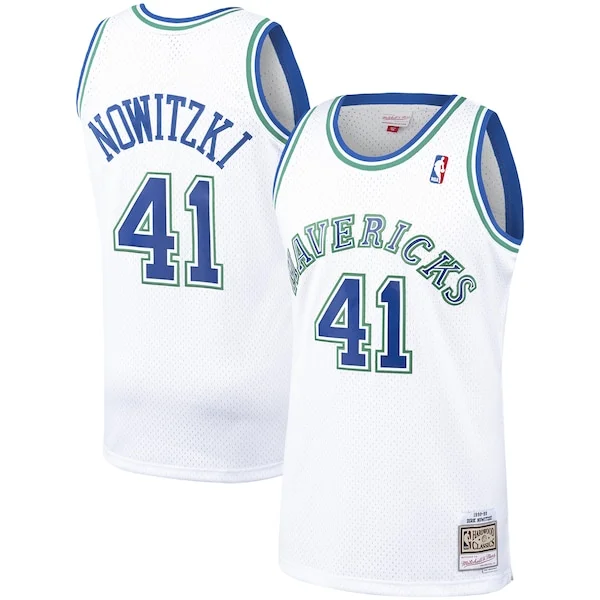 Dirk Nowitzki DAL Swingman Jersey - top-tier contemporary - White