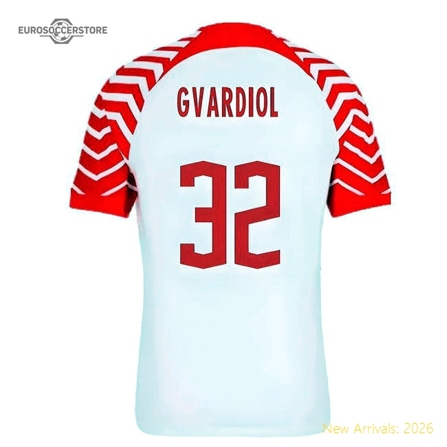 Football Club Match Gvardiol Home Jersey Official Design