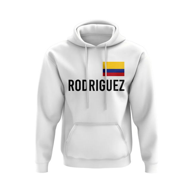 World James Rodriguez Colombia Name Hoody (White) High Authentic