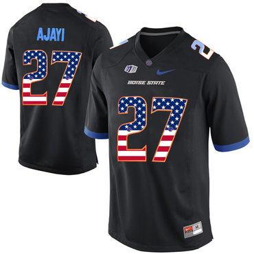 Men's None Black 2024 breathable Jay Ajayi #27 embroidered Jersey
