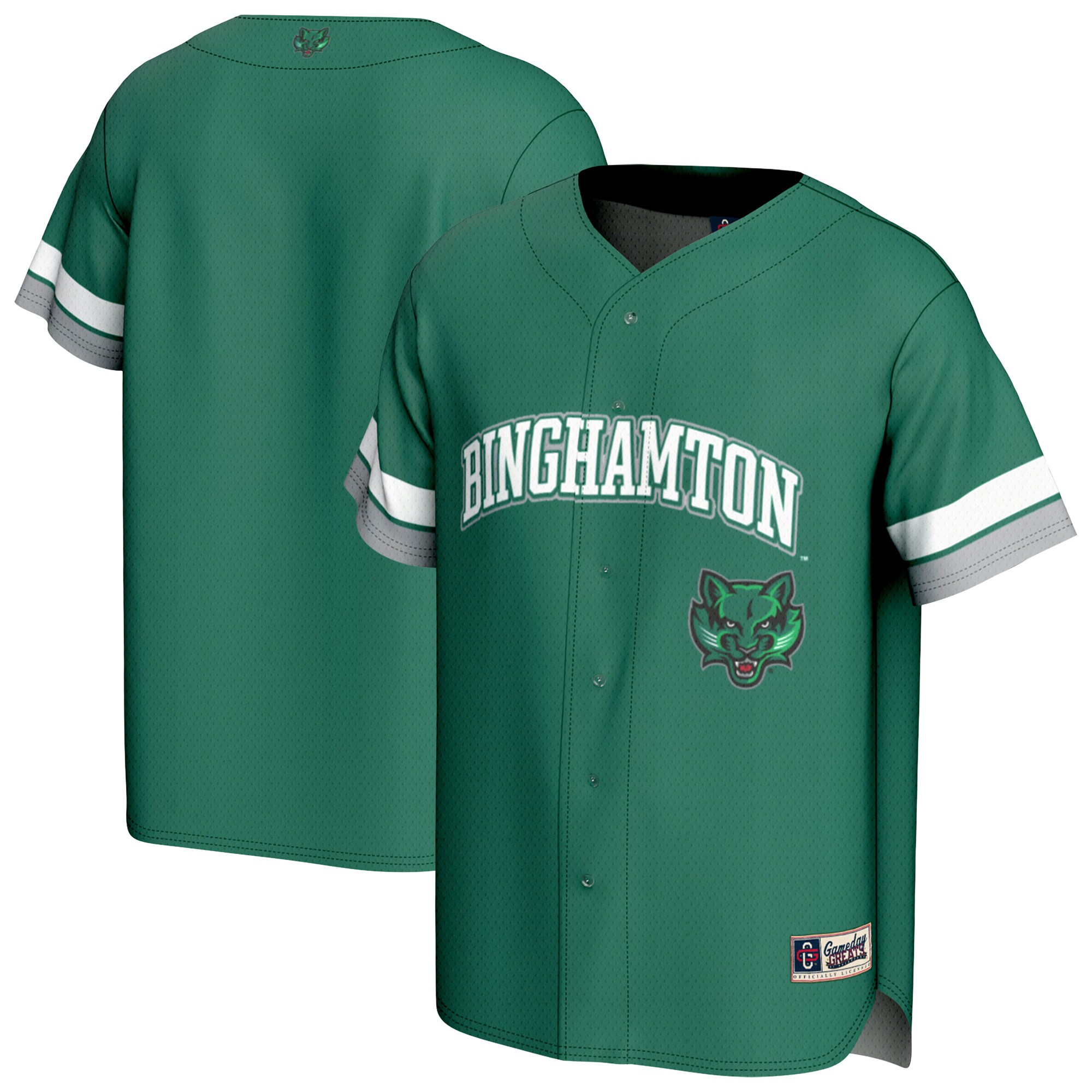 [DDG] Binghamton Bearcats GameDay Greats Youth Spirit Baseball Jersey - Green