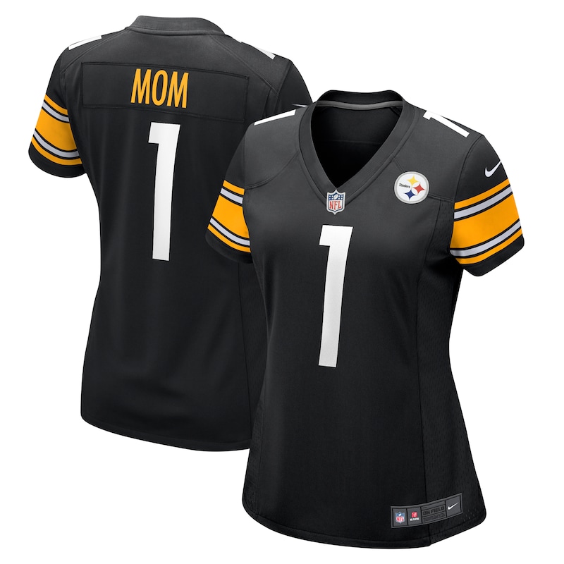 None Number 1 Mom Pittsburgh Steelers Bold Fan Favorite Football Appar