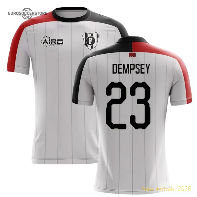 Authentic 2025-2026 Fulham Home Concept Football Shirt (dempsey 23)