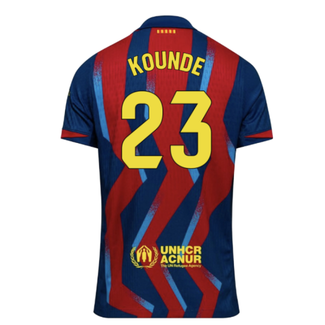Barcelona Elite Home Jersey Athletic Fit Comfortable Moisture-wicking