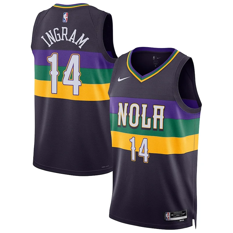 Brandon Ingram NOP Championship Swingman Jersey - Team Colors