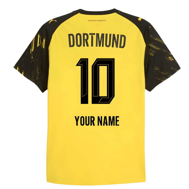 2025-2026 Home Shirt by Borussia Dortmund Authentic
