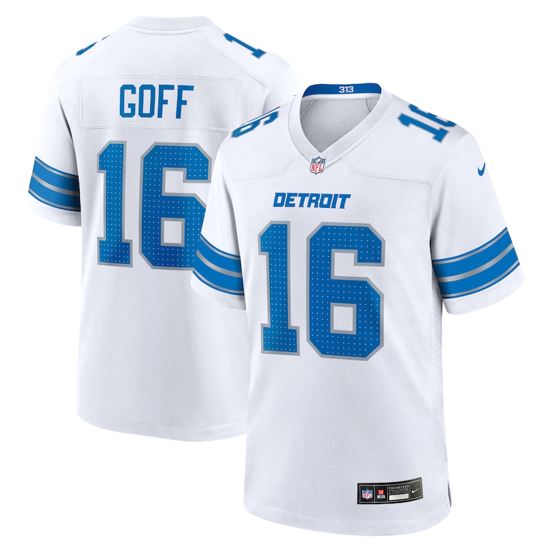 None Jared Goff Detroit Lions Great Value Game-Day Essential