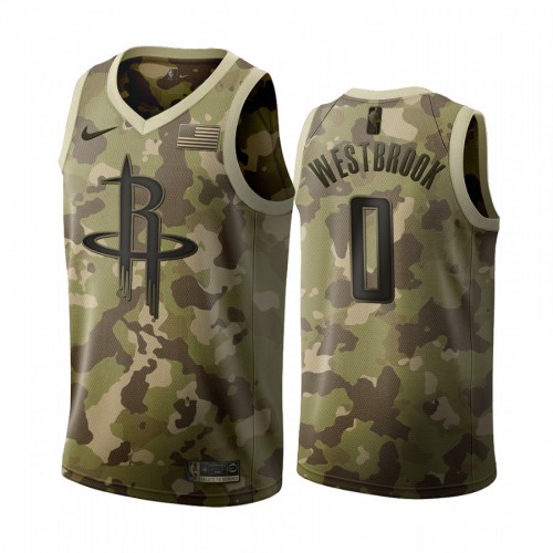 Signature Edition Houston Rockets Russell #0 NBA Game Jersey