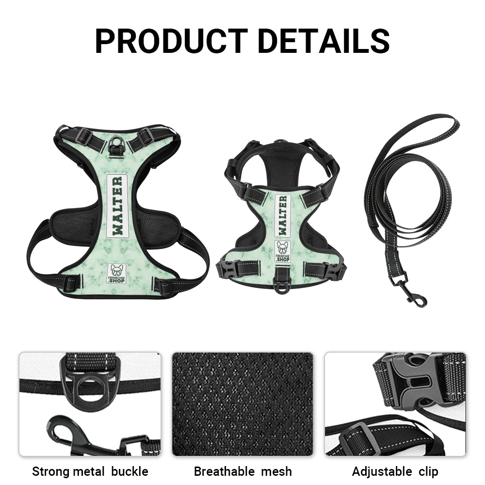 French Bulldog Willow Personalized No Pull French Bulldog Dog Harness Practical Dog Gear