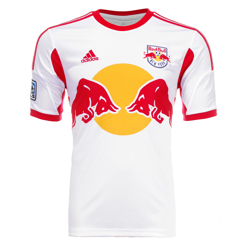 13-14 Red Bulls 11 MCCARTY Home White Soccer Jersey Shirt - Official