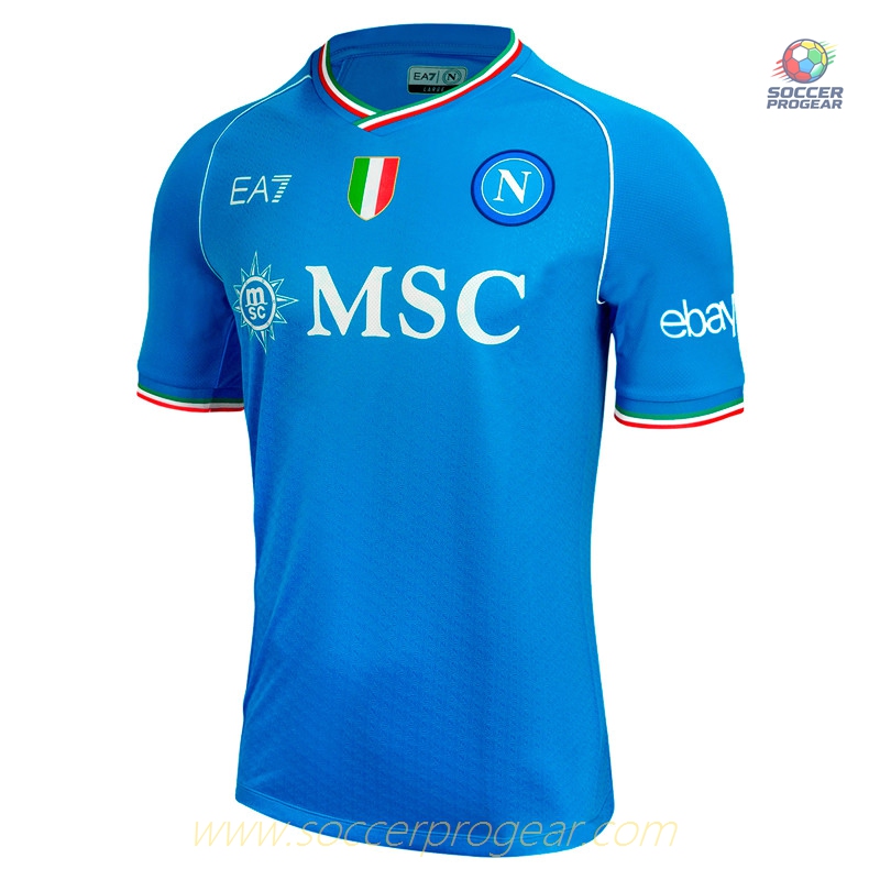 Napoli Home Team Soccer Jersey 2023 2024