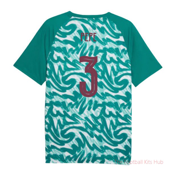2026-2027 Portugal Warm Up Jersey (Green) (Pepe 3)