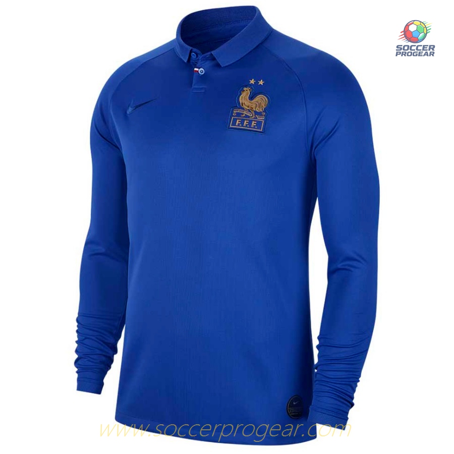 French Team Centenary Long Sleeve Football Jersey