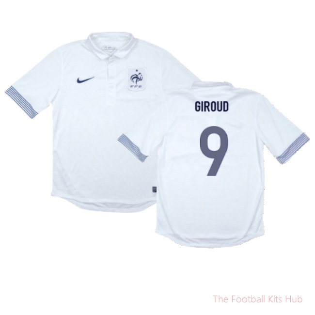 France 2012-13 Away Shirt (Excellent) (GIROUD 9)