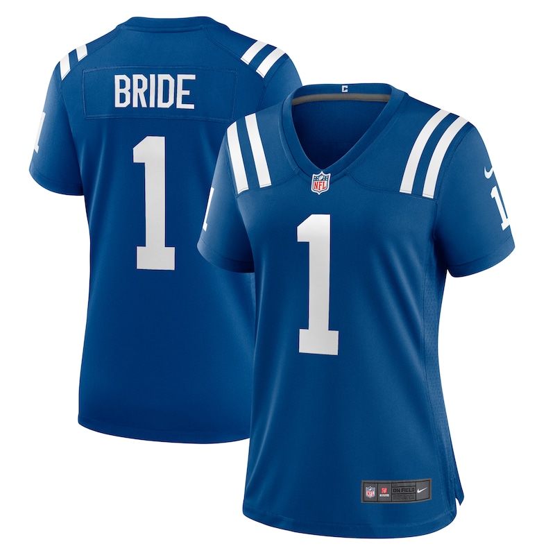 None Number 1 Bride IND Colts Official Authentic Jersey Game Day Wear