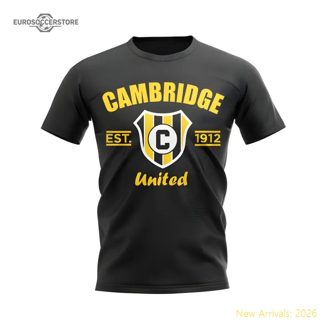 Cambridge Established Football T-Shirt (Black)