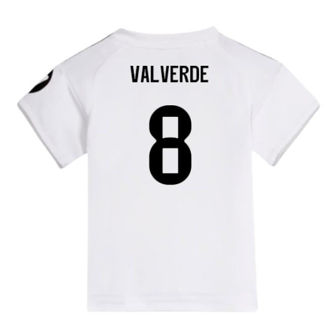 2025-2026 Real Madrid CF Authentic Kit (Valverde 8) | Performance