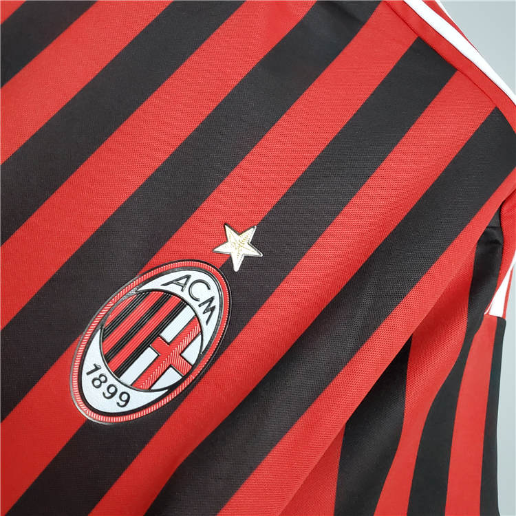 Licensed AC Milan 1112 Retro Home Shirt - Official Replica 8864
