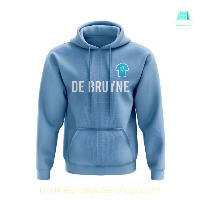 Kevin De Bruyne Man City Number Hoody (Sky)